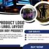 Product Logo and Label Layout for Any Product