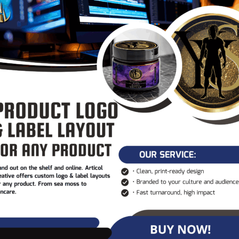 Product Logo and Label Layout for Any Product
