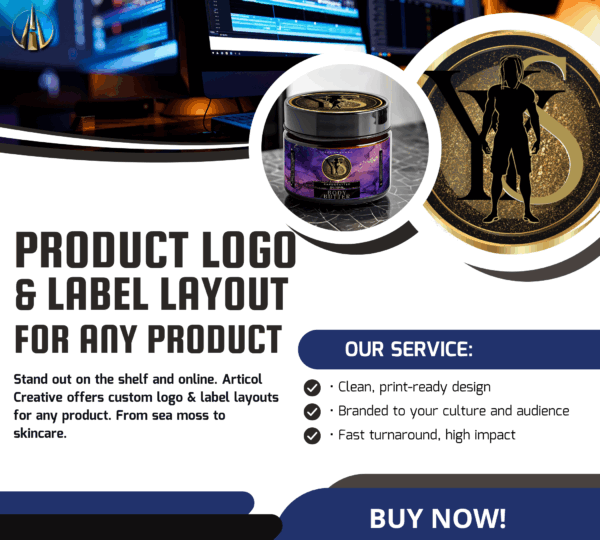 Product Logo and Label Layout for Any Product